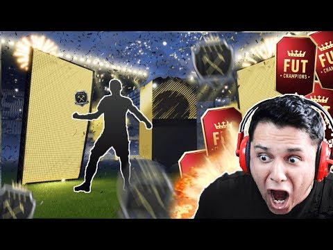 MITEI?!! ABRINDO AS  RECOMPENSAS DA FUT CHAMPIONS!!!! FIFA 18 FUT CHAMPIONS 😱