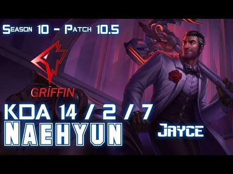 GRF Naehyun JAYCE vs SYLAS Mid - Patch 10.5 KR Ranked