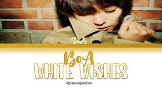 BoA (ボア) - まもりたい ~White Wishes~ (Color Coded Lyrics Kan/Rom/Eng)