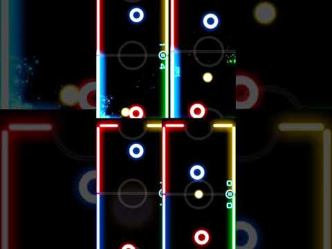 glow hockey chaos - YouTube