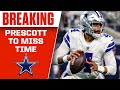 Cowboys QB Dak Prescott To Have SURGERY on Right Thumb, To MISS Several Weeks I CBS Sports HQ