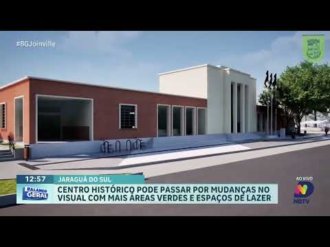 Projeto prevê novo visual para o Centro Histórico de Jaraguá do Sul