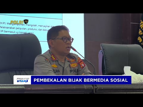 POLDA KALTENG GELAR PEMBEKALAN PENGETAHUAN BIJAK BERMEDIA SOSIAL