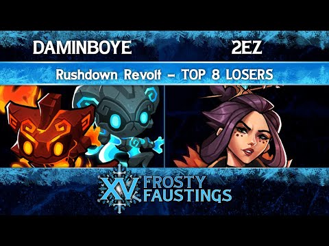 Frosty Faustings XV 2023 Top 8 Losers - Daminboye (Afigalu) vs 2eZ (Zhurong) - Rushdown Revolt