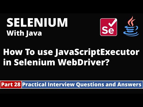 Part1 Selenium with Java Tutorial Practical Interview Questions and Answers Selenium WebDriver