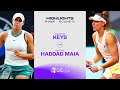 Madison Keys vs. Beatriz Haddad Maia | 2024 Rome Round 3 | WTA Match Highlights