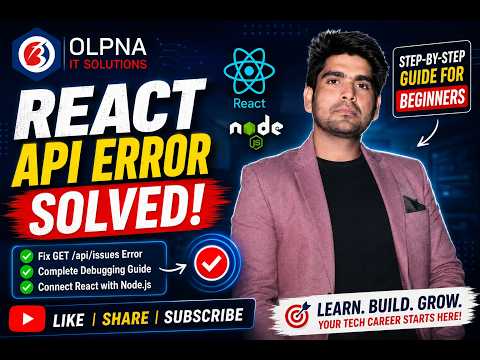 React Api Error Solved Fix Get Apiissues Error In Node Js React Tutorial 2026