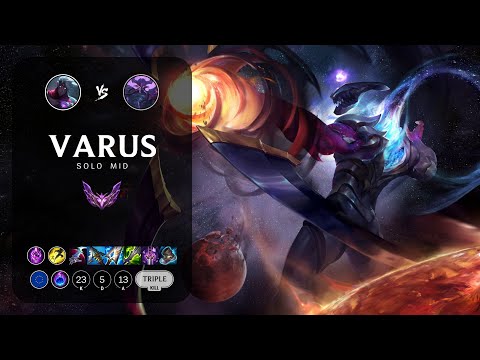 Varus Mid vs Kassadin - EUW Master Patch 13.3