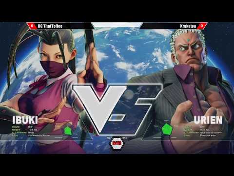 DTR:TE #15 - SFV - RG|ThatToffee (Ibuki) vs. Krackatoa (Urien/Karin)