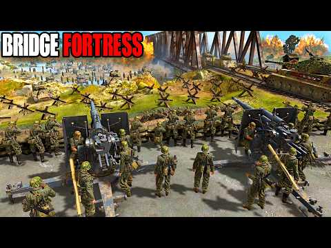 I built Deadliest WW2 BRIDGE FORTRESS in New BASE BUILDING Mod! - Gates of Hell