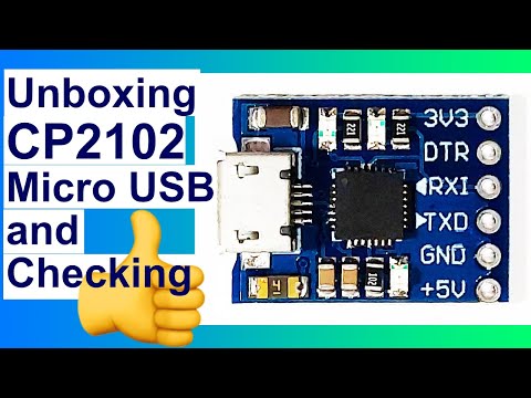 CP2102 Micro USB to UART TTL Serial Module UART 6 Pin Serial Converter STC Downloader Replace FT232
