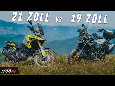 Was bringen 21 Zoll? Reiseendurovergleich Suzuki V-Strom 1050 vs. 1050 DE 2023