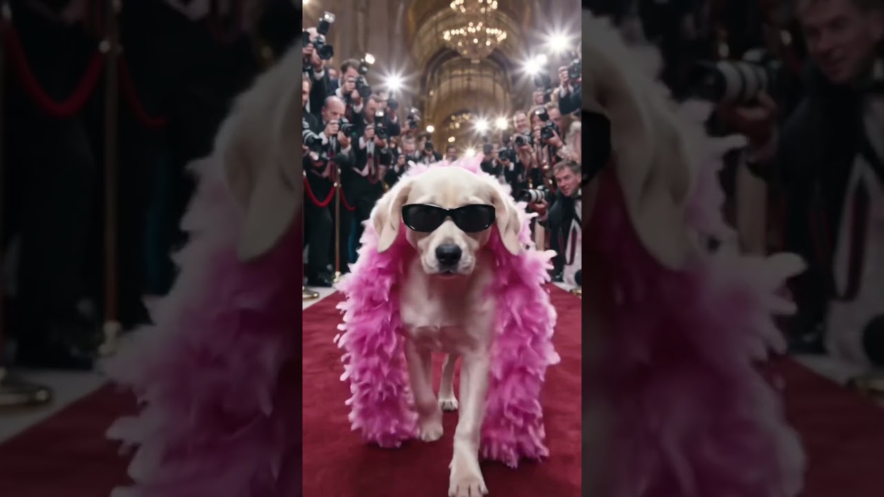 Casper in a runway fashion