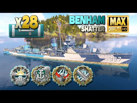 Destroyer Benham: Death race! - World of Warships