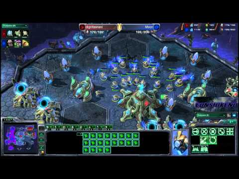 Naniwa vs Moon PvZ Game 1 Starcraft 2 EonShiKeno