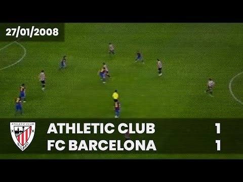 ⚽️ [Liga 07/08] J21 I Athletic Club 1 - FC Barcelona 1 I LABURPENA