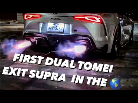 Installing A Tomei On A MKV Supra.