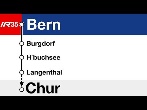 SOB Ansagen » IR35 Bern — Chur | Aare Linth | SLBahnen