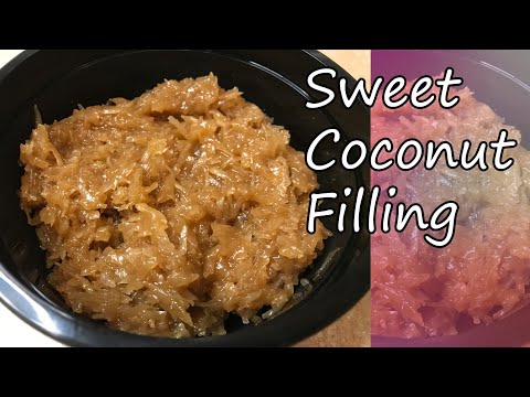 The Best Sweetened Coconut Filling/Coconut Recipe/Dessert Recipe