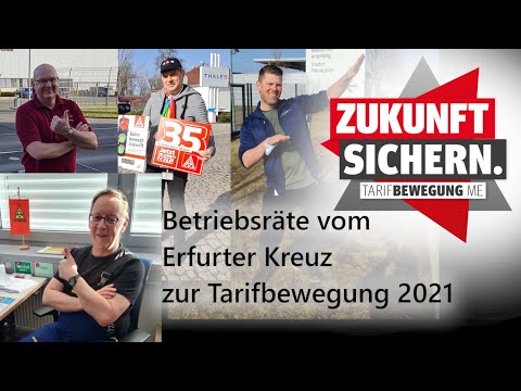 Betriebsräte vom Erfurter Kreuz zur Tarifbewegung 2021