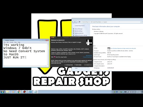 Checkra1n for Windows XP/7/8/8.1/10/Vista 32bit 64bit iCloud Remove 2020