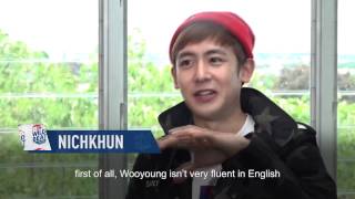 Nichkhun talks about Wooyoung | 2PM WILD BEAT | E!