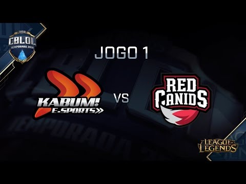 KaBuM x Red (S1 - Jogo 1) CBLoL 2016 - 1ª Etapa