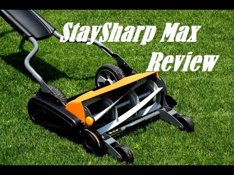 Fiskars StaySharp Max Reel Mower Review