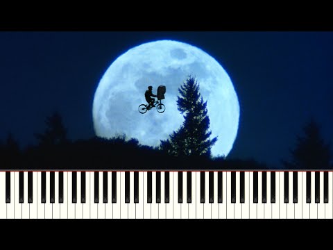 Flying Theme from E.T. the Extra-Terrestrial - Piano Tutorial