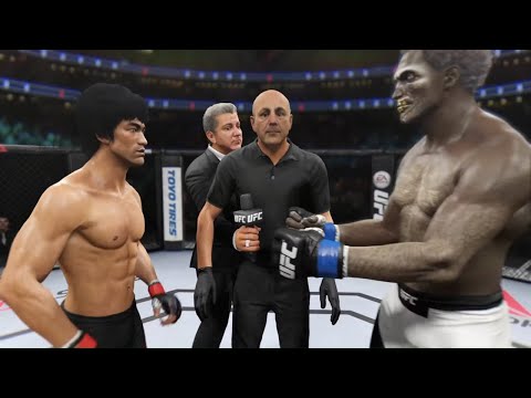 Bruce Lee vs. Cragmoor Zombie - EA Sports UFC 2 - Crazy UFC 👊🤪