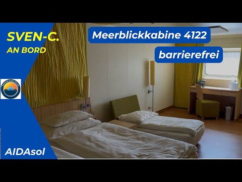 AIDAsol Meerblickkabine barrierefrei 4122
