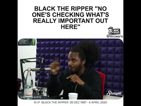 Black the Ripper: "No one's checking what's really important out here" #shorts