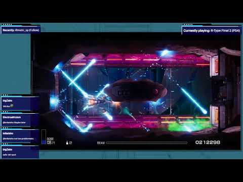 R-Type Final 2 (PS4 ver.) - Stage 2 Boss, Safe Position using Spread Bomb