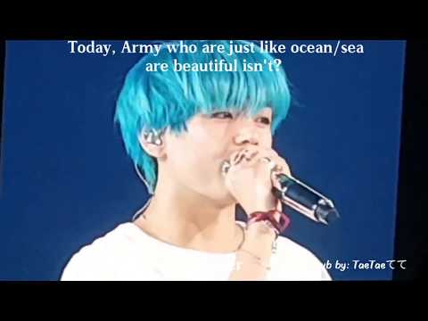 Taehyung ending ment (LY: Tour Nagoya D1) [Eng Sub]