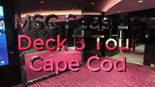 MSC Seaside Deck 5 Walkthrough 🚢 | Cruise Ship POV & Views