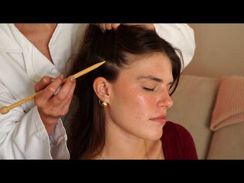 ASMR School Nurse Lice Check (Scalp Inspection, Soft Spoken) ✨Intense Tingles✨