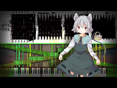 [Black MIDI] Touhou 12 - At the End of Spring | 300,000 Notes | Black Score