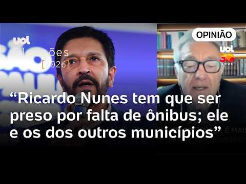 Ricardo Nunes tem que ser preso por falta de ônibus; ele e os dos outros municípios, diz Maierovitch