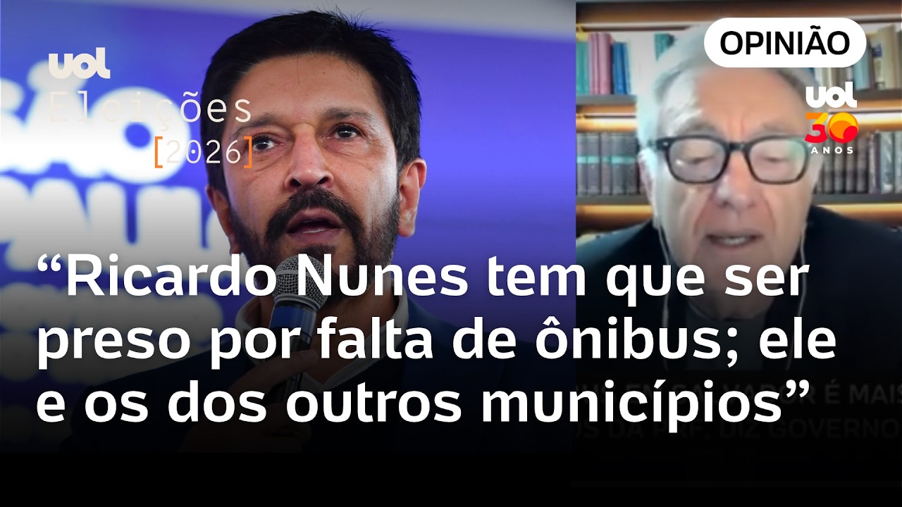 Ricardo Nunes tem que ser preso por falta de ônibus; ele e os dos outros municípios, diz Maierovitch
