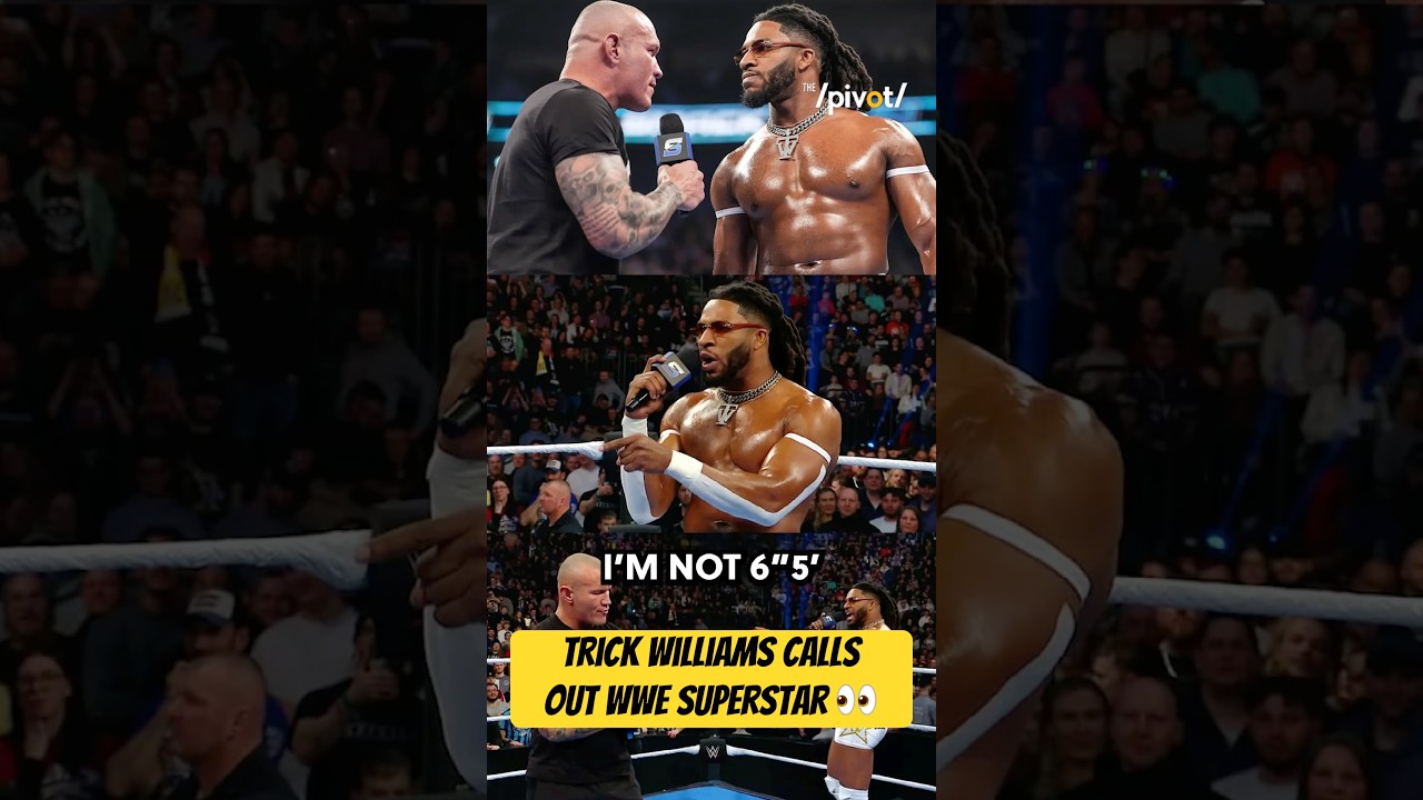 WrestleMania heating up…words turn into action this week, Trick Williams is ready to take over WWE👀