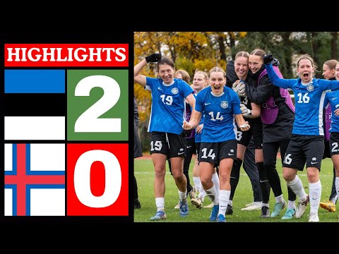 Estonia vs Faroe Islands 2-0 Highlights | International Women's Friendly 2025 Highlights & Goals