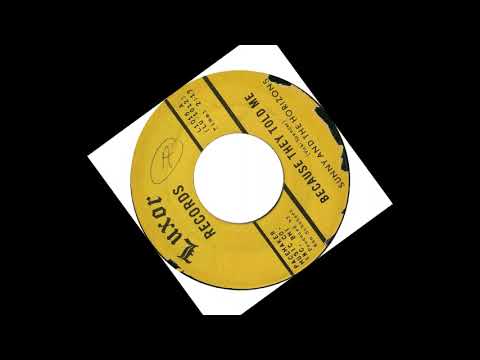 DOO WOP Sunny and The Horizons - Because They Told Me (1962)