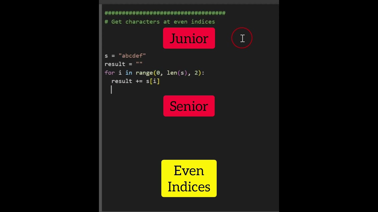 Junior Vs. Senior Developer #coding #programming #python #shorts