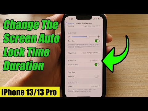 iPhone 13/13 Pro: How to Change The Screen Auto Lock Time Duration