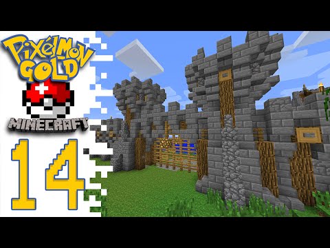 Pixelmon GOLD! (Pokemon Minecraft Mod) - EP14 - Nice Build!