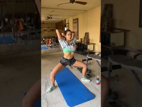 Sara Ali Khan Workout At Home