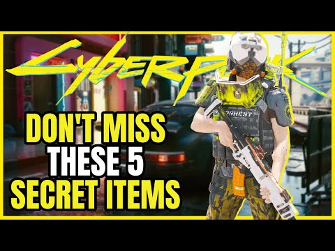 Dont Miss These 5 NEW SECRET ITEMS - ICONIC LEGENDARIES - Cyberpunk 2077 Phantom Liberty DLC