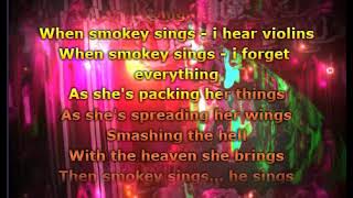 ABC - When Smokey Sings (Lyrics)