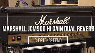 Video thumbnail for Marshall JCM900 Hi Gain Dual Reverb | Playthrough Demo by ChoptonesOfficial