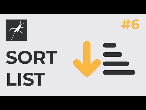 Grasshopper Tutorial #6 | Sort list